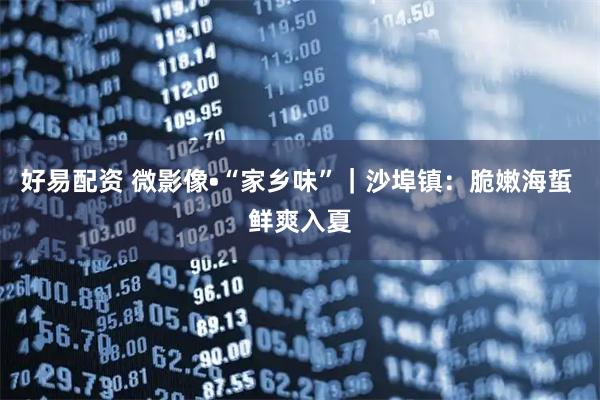 好易配资 微影像•“家乡味”｜沙埠镇：脆嫩海蜇 鲜爽入夏